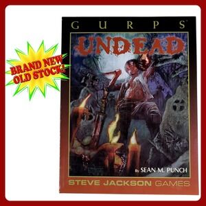 Steve Jackson Games GURPS Undead‎ 1st Edition RPG Book Sean Punch NEW